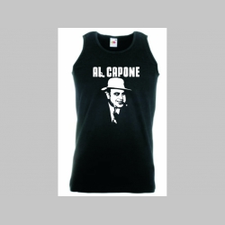 Al Capone čierne tielko 100%bavlna značka Fruit of The Loom